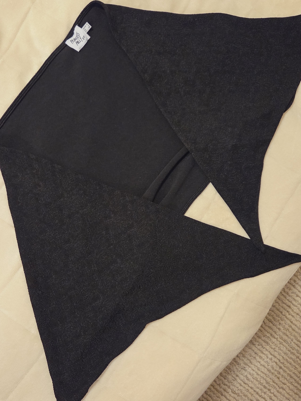 Hoco Princess Polly Black Shawl Wrap - Wear Over Open Back Or Strapless Dress
